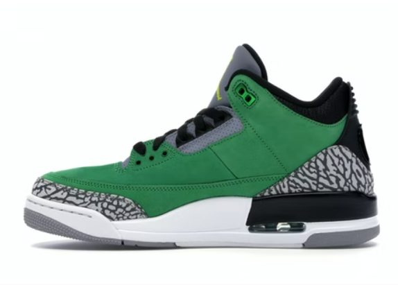 Jordan 3 Retro Tinker Oregon Ducks PE
