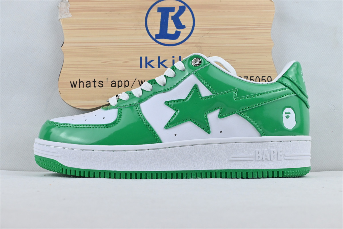 A Bathing Ape Bape Sta Low Green