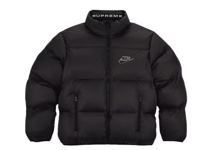 Svp*me Nike Reversible Puffy Jacket Black