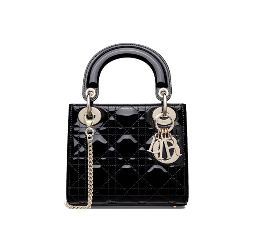 D10r Lady D10r Bag Cannage Lambskin Medium Black