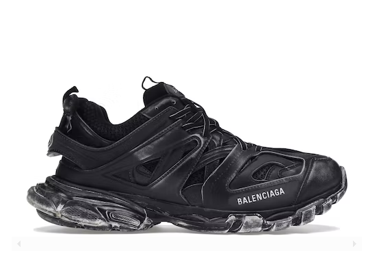 Ba1en*iaga Track Faded Black