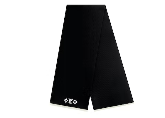 L0vis Vvtt0n LV Headline Scarf Black
