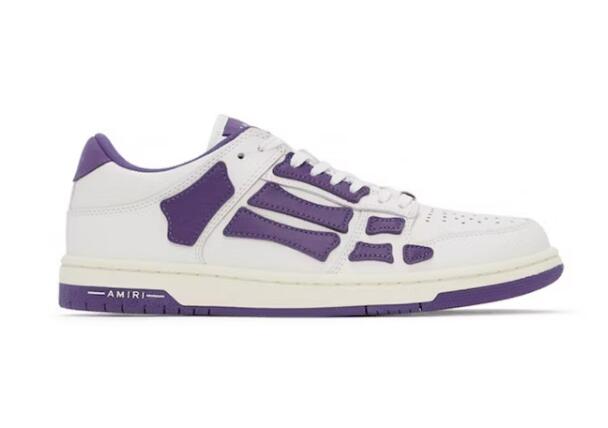 AMIRI Skel Top Low White Purple