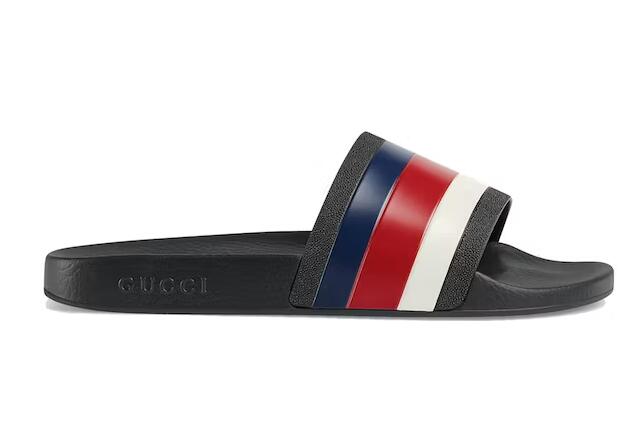 Gvc*1 Pursuit Pool Slides Blue White Stripe