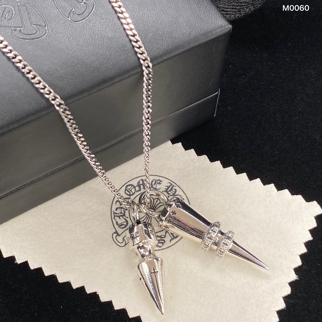 Ch*0me He**ts Necklace
