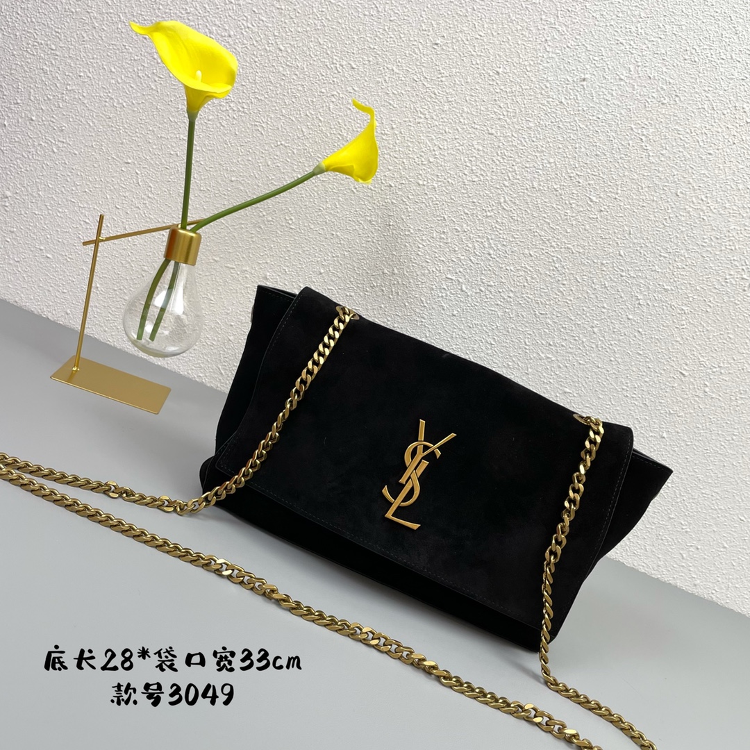 Sa1nt Lau*nt SMALL REVERSIBLE KATE IN SUEDE