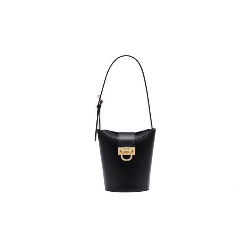 Ferragamo Women Trifolio Small Leather Shoulder Bag