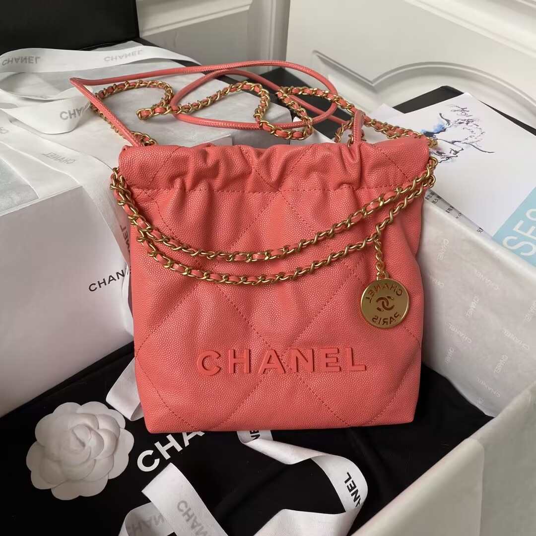 Ch**el 22 Handbag Large 22S Calfskin