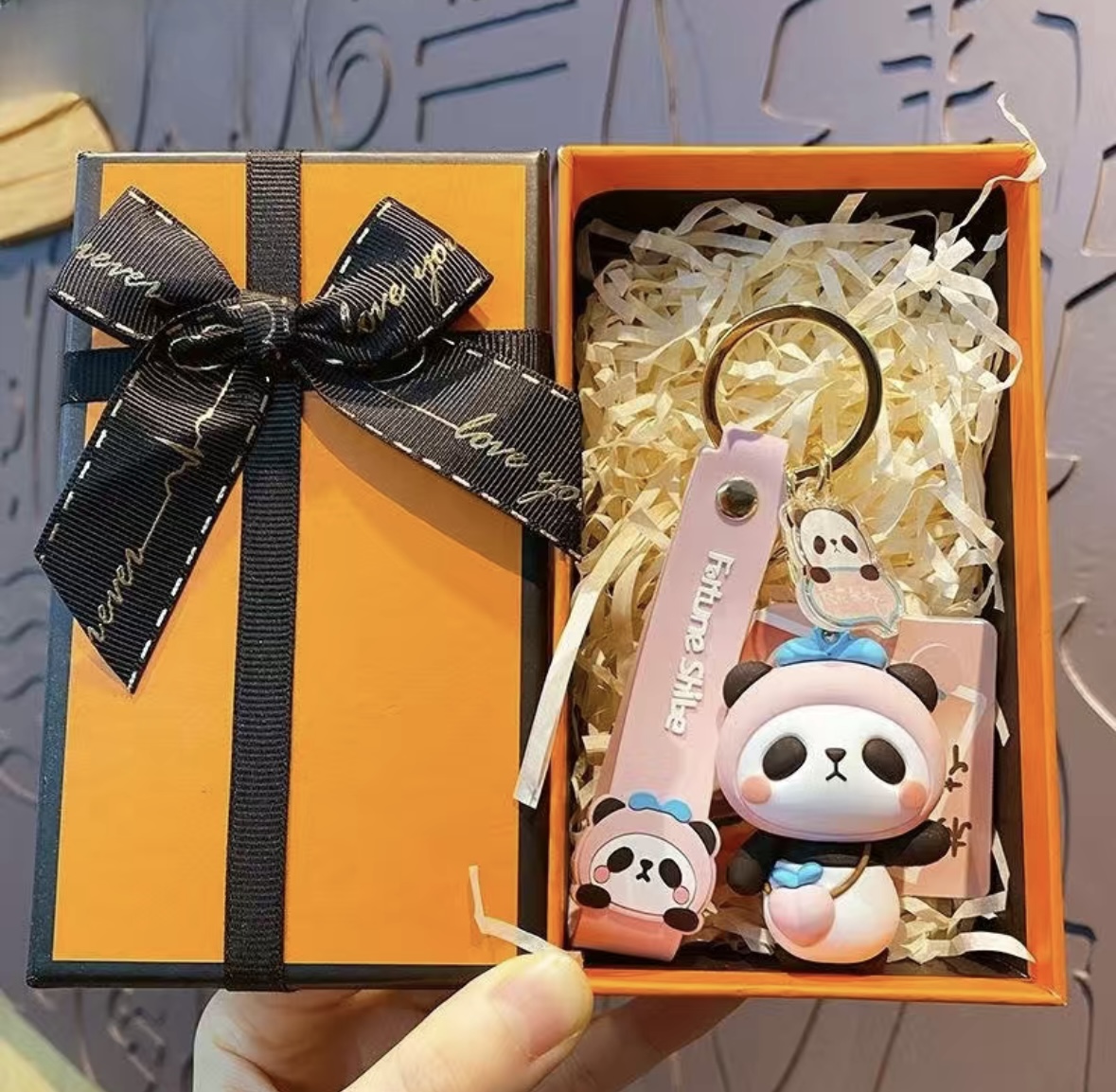 Panda keychain