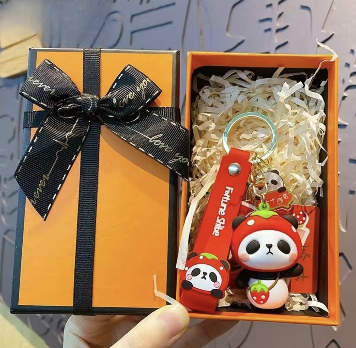 Panda keychain